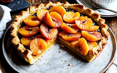 Recette facile de tarte à la frangipane et abricots fondants