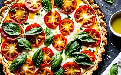 Recette facile de tarte à la mozzarella fondante et croustillante