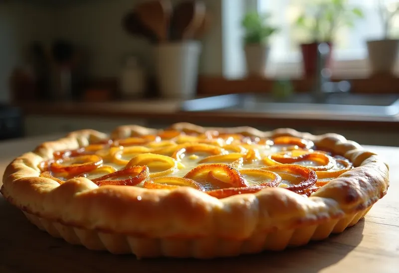 Tarte à l'oignon facile et rapide : recette gourmande pour une personne