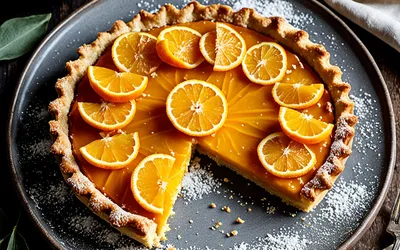 Recette facile de tarte à l'orange rapide et gourmande