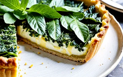 Recette facile de tarte à l'oseille fraîche et gourmande