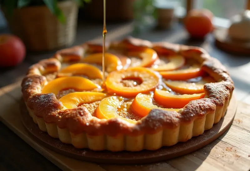 Tarte amandine aux abricots et miel : dessert gourmand et fruité