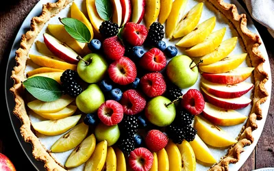 Recette facile de tarte amandine aux fruits frais - dessert gourmand