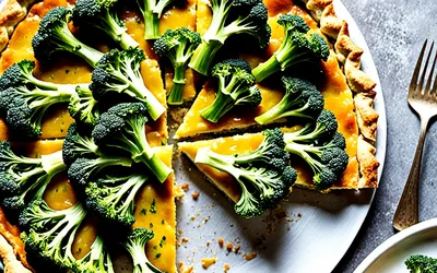 Recette facile de tarte au brocoli fondante et savoureuse