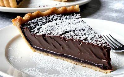 Recette facile de tarte au chocolat fondante pour une personne