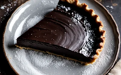 Recette facile de tarte au chocolat noir fondante de Laura