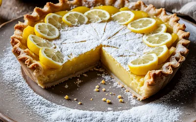 Recette facile de tarte au citron intense et acidulée