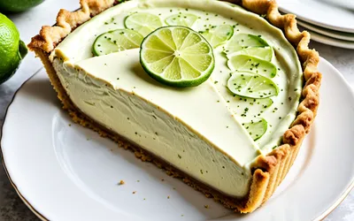 Recette facile et authentique de Key lime pie - Tarte au citron vert de Floride