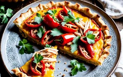 Recette facile de tarte au crabe à l'antillaise aux saveurs exotiques