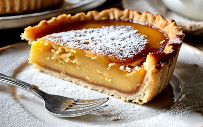 Recette facile et rapide de tarte au flan onctueuse pour une personne