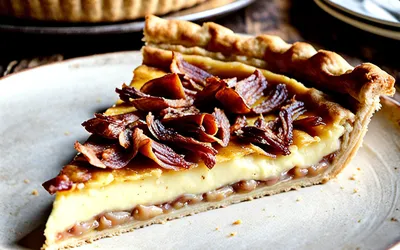 Recette facile de tarte au Reblochon fondante et savoureuse