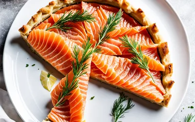 Recette facile de tarte au saumon fumé gourmande