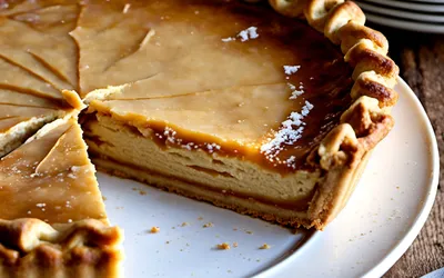 Recette facile de tarte au sucre crémeuse traditionnelle du Québec