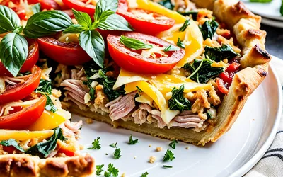 Recette facile de tarte au thon créole parfumée et gourmande