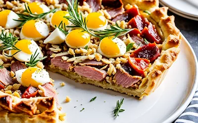 Recette facile et rapide de tarte au thon pour une personne