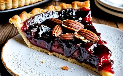 Recette facile de tarte au vin cuit traditionnelle et gourmande