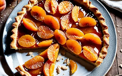 Recette traditionnelle de tarte aux abricots à l'ancienne facile et gourmande
