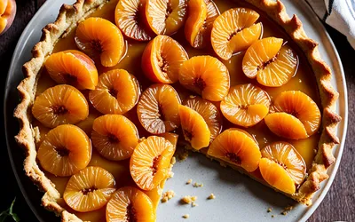 Tarte aux abricots à la crème d'amandes : recette gourmande et facile