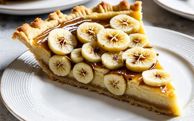 Recette facile de tarte aux bananes des îles - dessert exotique gourmand