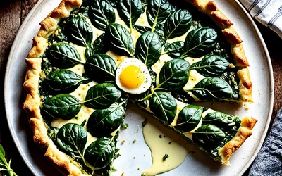 Recette facile de tarte aux épinards maison, savoureuse et rapide