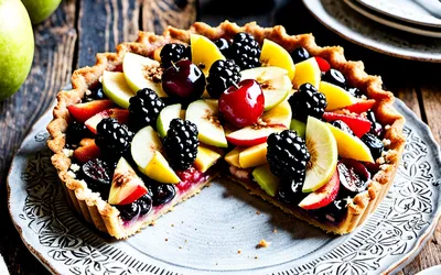 Recette facile de tarte aux fruits allemande avec streusel croustillant
