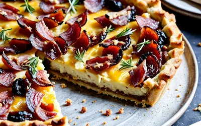 Recette facile de tarte aux lardons gourmande et rapide