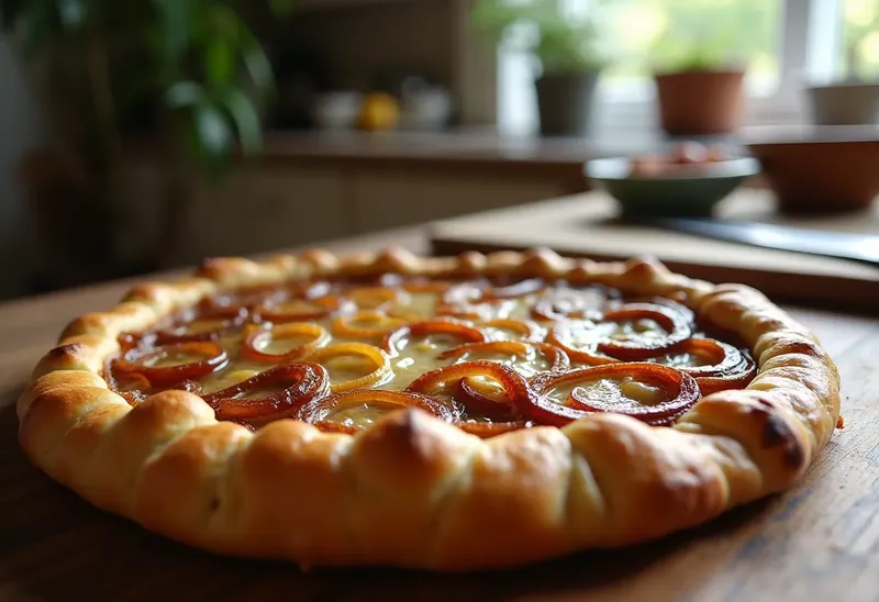 Tarte aux oignons fondante et savoureuse à ma façon