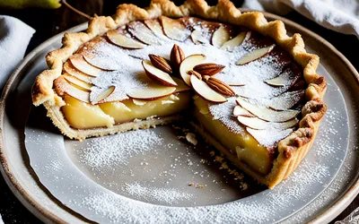 Recette facile de tarte aux poires et amandes fondante et gourmande