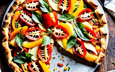 Recette facile de tarte aux poivrons savoureuse et rapide
