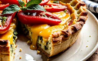 Recette facile de tarte aux poivrons fondante et parfumée