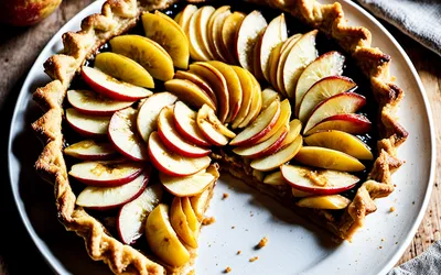 Recette facile de tarte aux pommes caramélisées maison