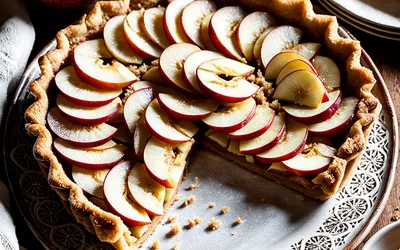 Photo de Tarte aux pommes et cannelle : recette facile et gourmande