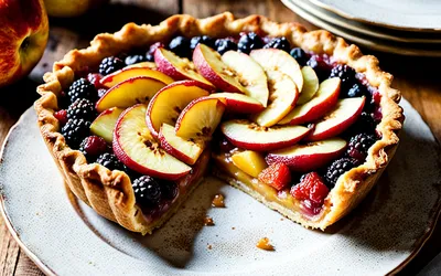 Recette facile de tarte aux pommes et poires fondantes