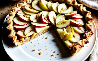 Recette facile de tarte pommes poires sans œufs, dessert gourmand