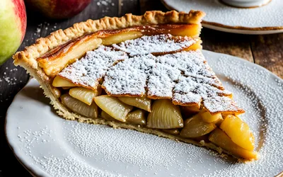 Recette facile de tarte aux pommes et frangipane fondante
