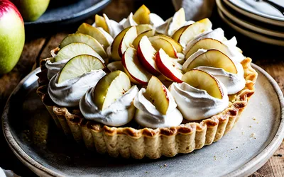 Recette facile de tarte aux pommes meringuée gourmande de Tatsu