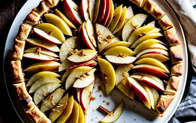 Recette facile de tarte aux pommes rustique et gourmande