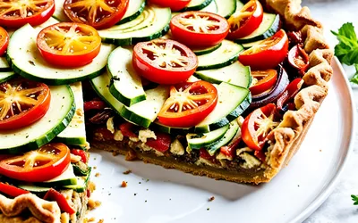 Recette facile de tarte brisée aux légumes de saison