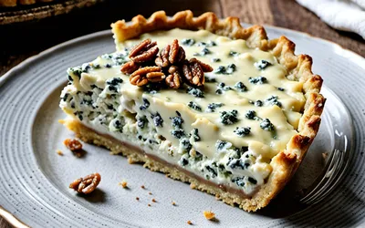Tarte crémeuse au roquefort : recette facile et gourmande