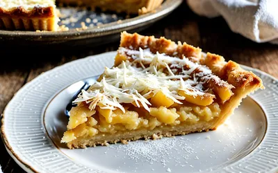 Recette facile de tarte à la noix de coco fondante et gourmande