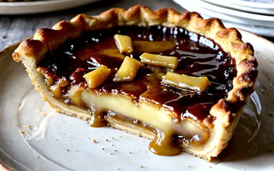 Tarte fondante au brie et poireaux caramélisés : recette facile et gourmande