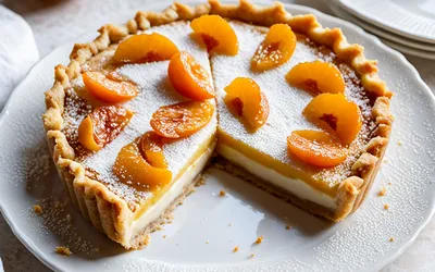 Recette facile de tarte aux abricots et thé Earl Grey - dessert gourmand