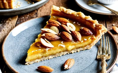 Recette facile de tarte aux amandes et miel fondante et gourmande