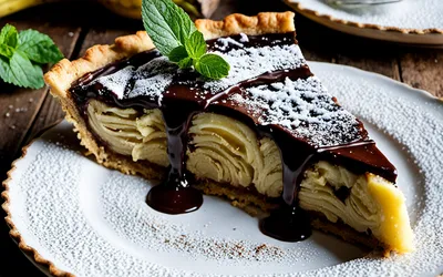 Recette facile de tarte banane chocolat fondante et gourmande