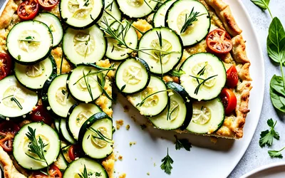 Recette facile de tarte courgette ricotta fondante et gourmande