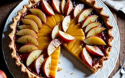 Recette gourmande de tarte poire et potimarron facile à réaliser