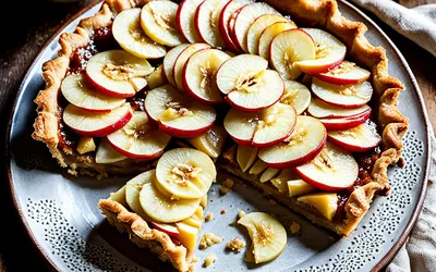 Recette facile de tarte pomme-banane fondante et gourmande