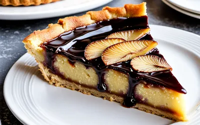 Recette facile de tarte frangipane aux poires et chocolat fondant