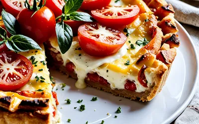 Recette facile de tarte au comté et tomates fraîches