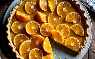 Recette facile de tarte gourmande aux mandarines fraîches